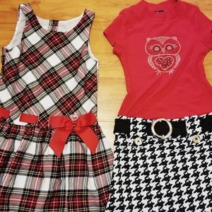 Classic School Girl Bundle- Plaid and Houndstooth